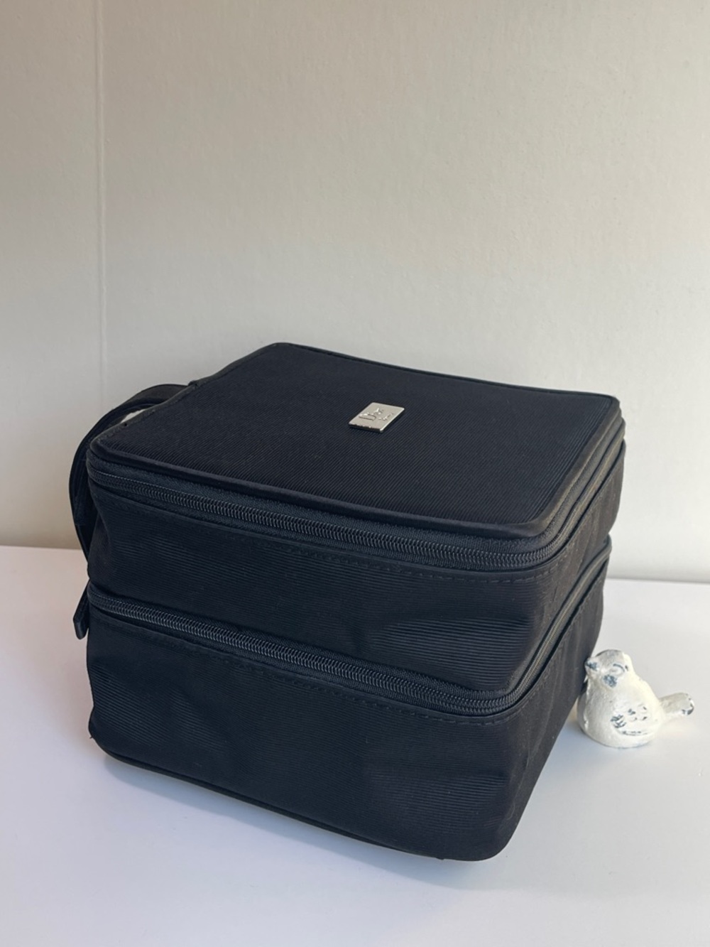 Dior Black Beauty Pouch Travel Case - Picture 8 of 15